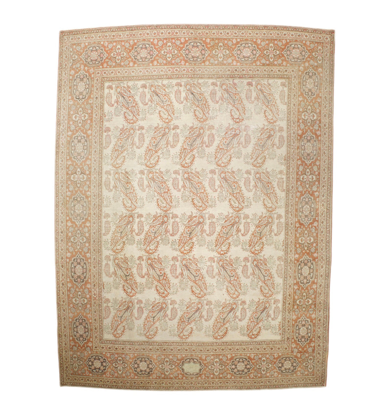 Antique  Haji Jailli Tabriz Rug 9'5