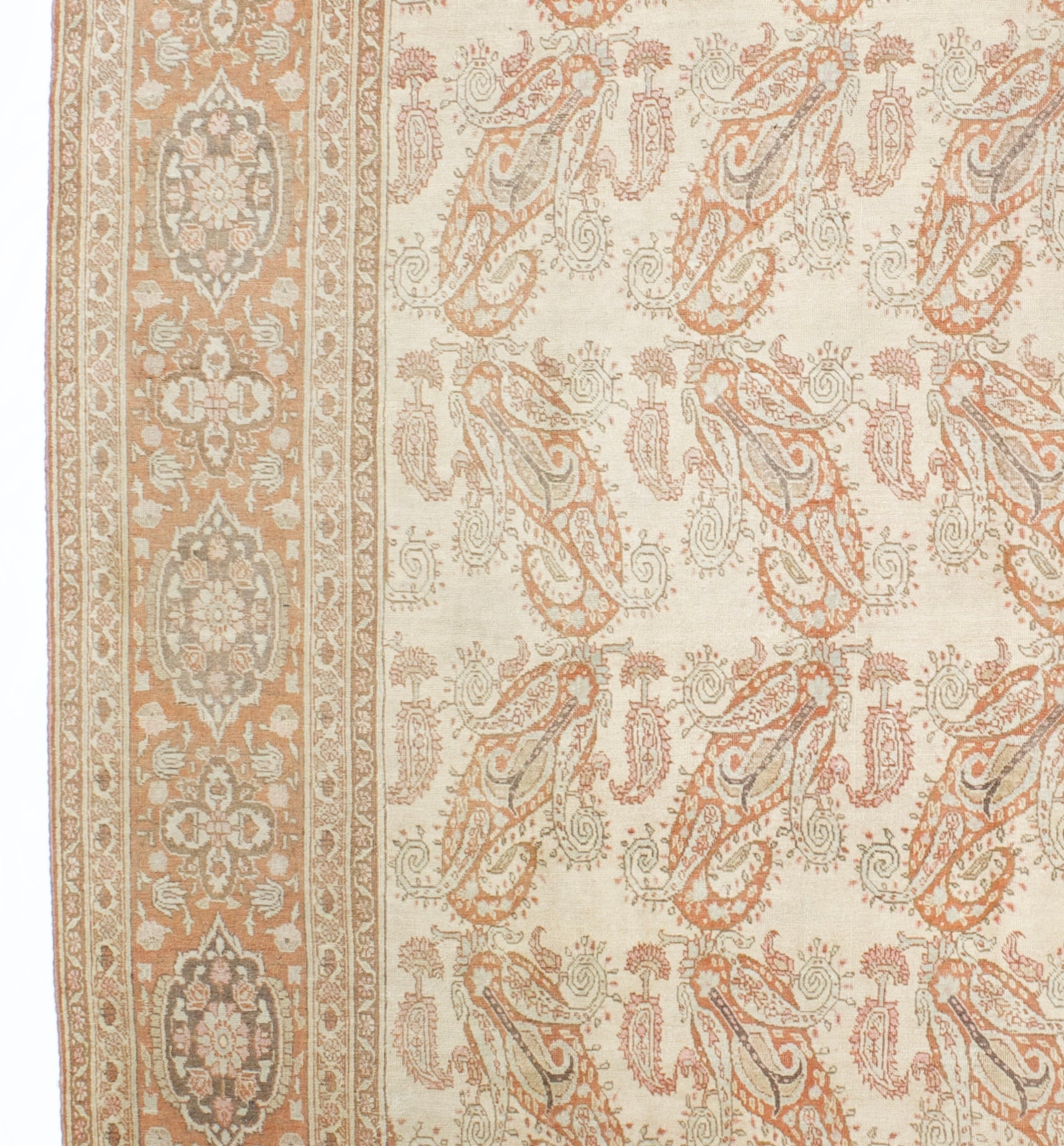 Antique  Haji Jailli Tabriz Rug 9'5" x 12' 5''