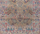 Antique  Lavar Kerman Rug 4'5" x 6' 10"