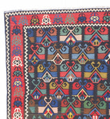Antique Turkish Kilim Rug 5'6" x 9' 9"