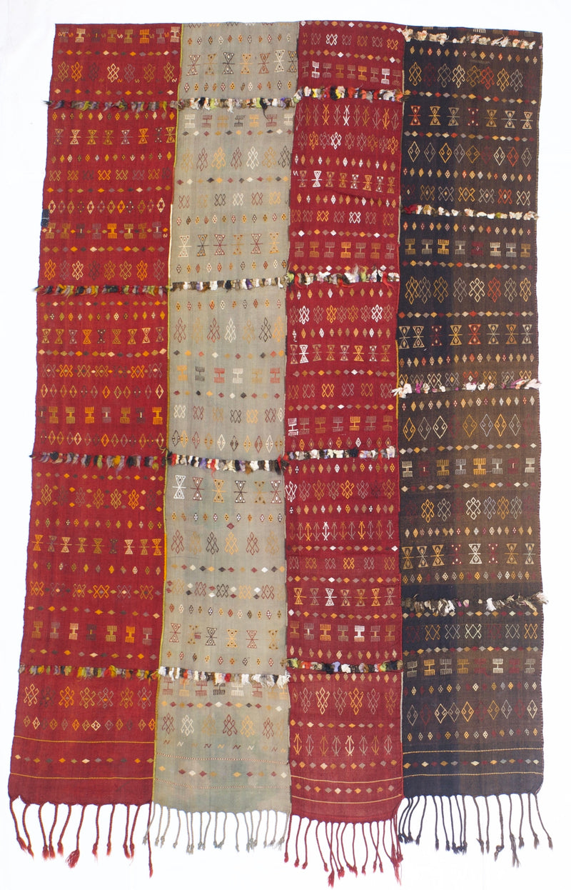 Fine Antique Uzbek Kilim Rug 5'9