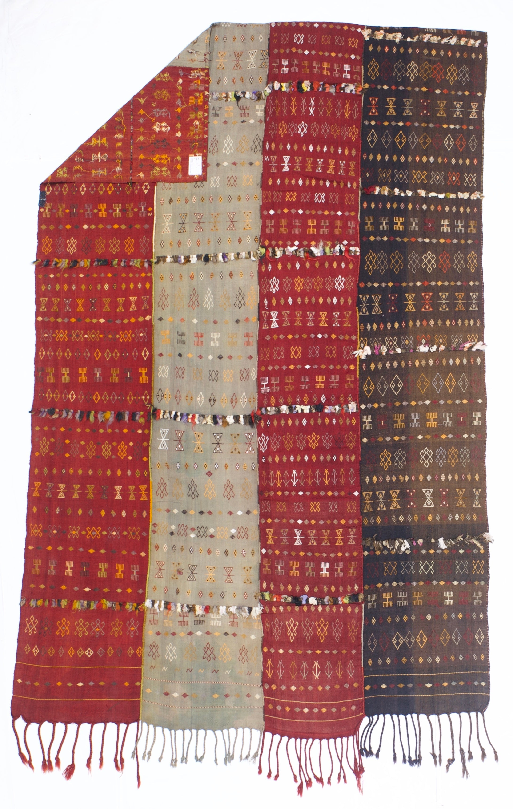 Fine Antique Uzbek Kilim Rug 5'9" x 10' 0''