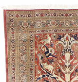 Extremely Fine and Rare Antique  Silk 4' 2" x 6' 0"