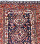 Antique  Qashqai Rug 3'10" x 16' 3''