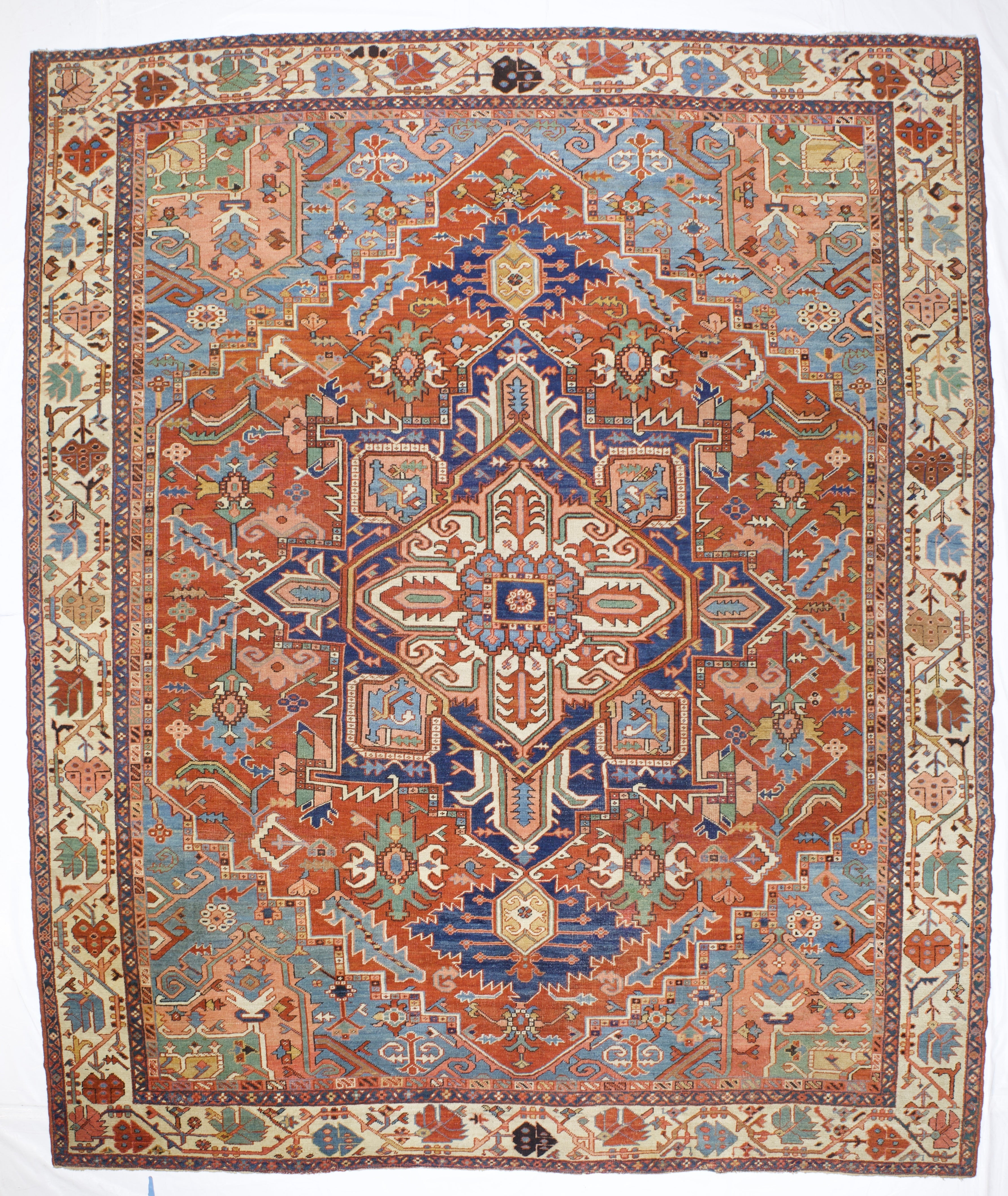Antique  Serapi Rug 10' 4'' x 12' 5''