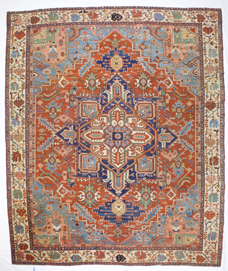 Antique  Serapi Rug 10' 4'' x 12' 5''