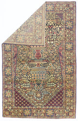 Antique  Tehran Rug 4'7" x 7' 3"