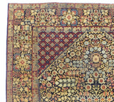 Antique  Tehran Rug 4'7" x 7' 3"