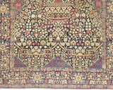 Antique  Tehran Rug 4'7" x 7' 3"