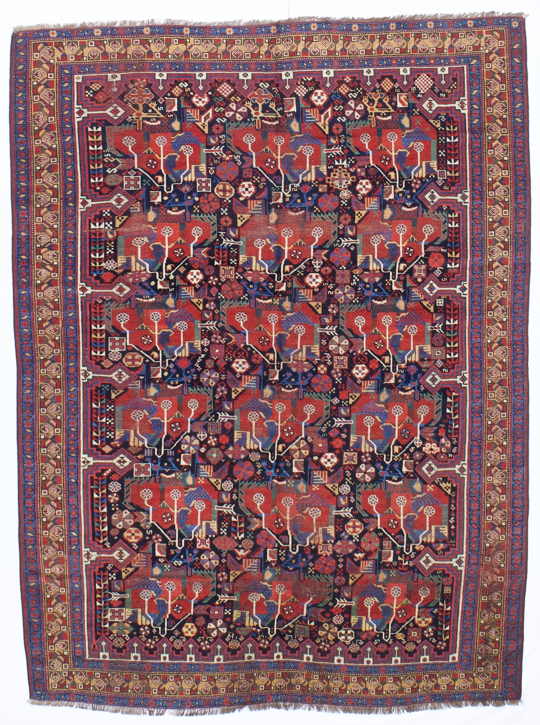 Antique Qashqai Rug 5'3" x 7' 1"