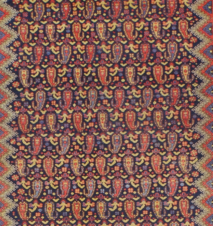 Antique Malayer Rug 4'1" x 6' 5"