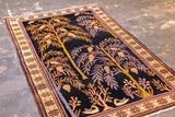Antique Bakhshayesh unusual Tree Design Rug 4' 2" x 6' 11"