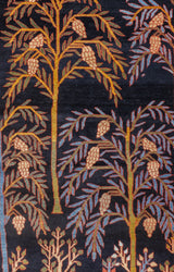 Antique Bakhshayesh unusual Tree Design Rug 4' 2" x 6' 11"