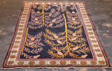 Antique Bakhshayesh unusual Tree Design Rug 4' 2" x 6' 11"