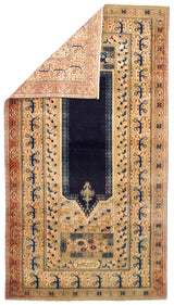 Antique Giordez Turkish Rug 3'3" x 6' 0"
