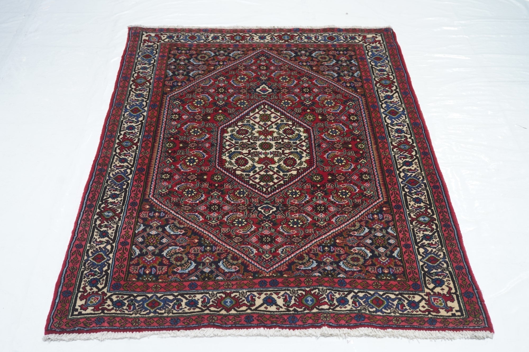 Vintage Bidjar Rug 3'7'' x 5'1''
