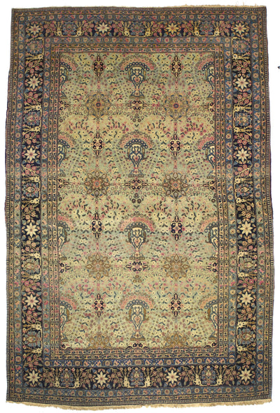 Antique Tehran Rug 6'7