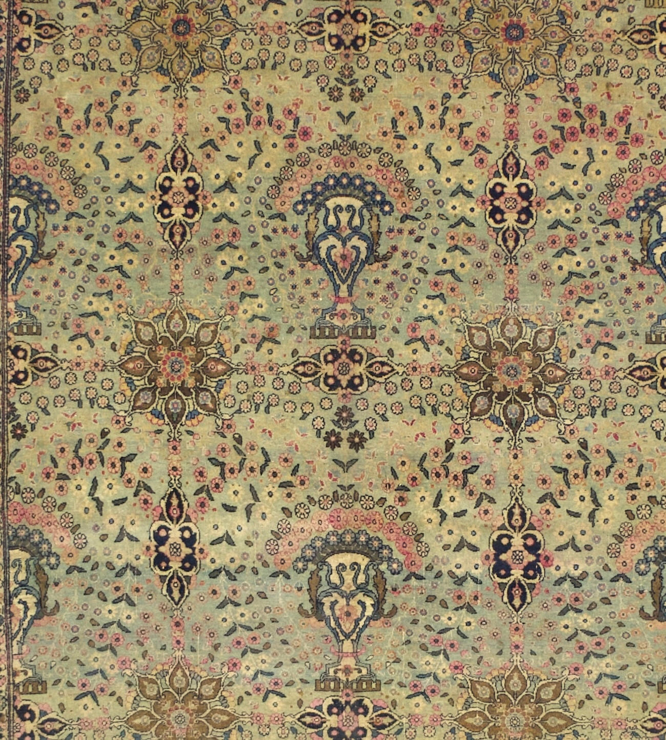 Antique Tehran Rug 6'7" x 10'1"