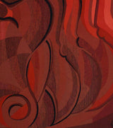 Mid Century Tapestry Signed and Design by Jacob 4' 8" x 5' 8''