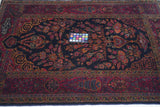 Antique Manchester Kashan Rug 3'6'' x 4'10''