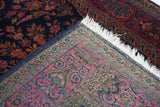 Antique Manchester Kashan Rug 3'6'' x 4'10''