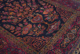 Antique Manchester Kashan Rug 3'6'' x 4'10''
