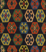 Fine Antique Caucasian Kilim Rug 5'3" x 8' 4"