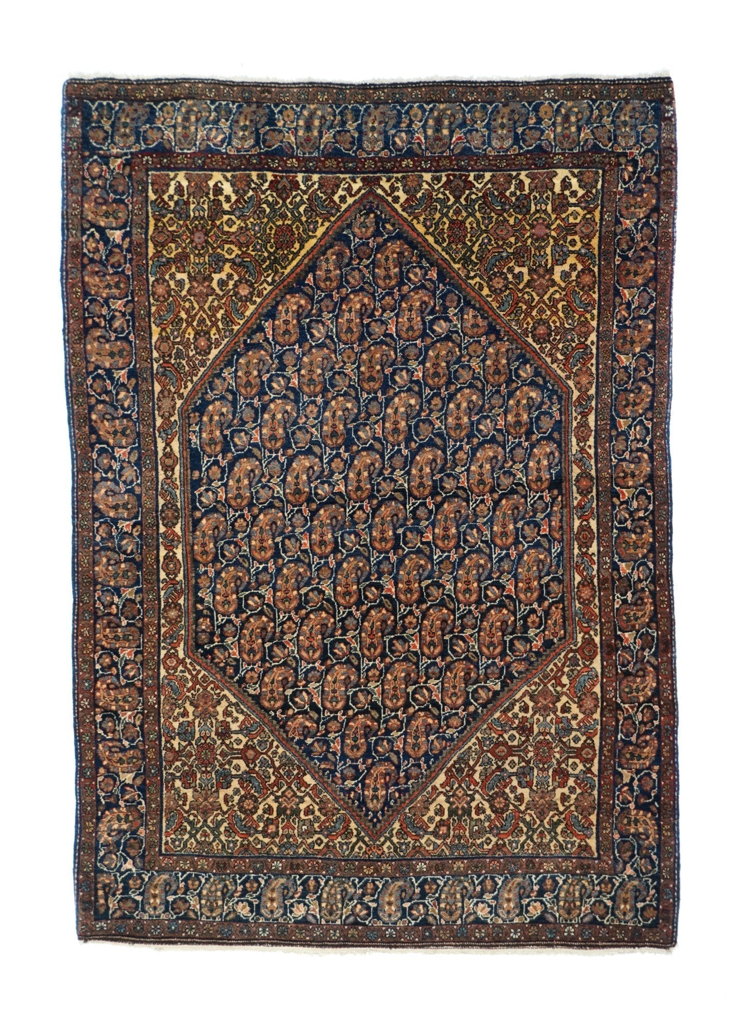 Antique Sarouk Rug 3'4'' x 4'10''