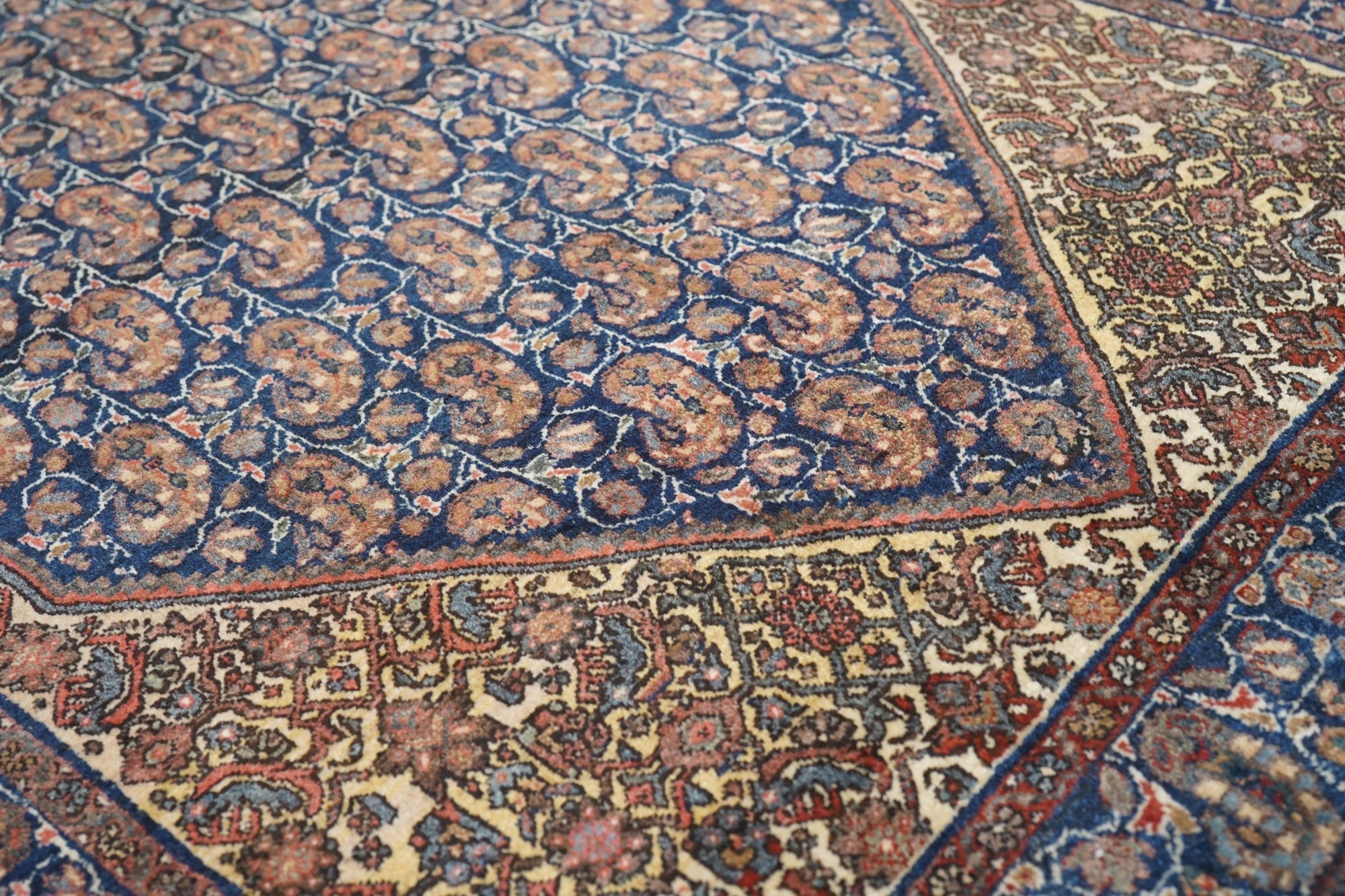 Antique Sarouk Rug 3'4'' x 4'10''
