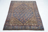 Antique Sarouk Rug 3'4'' x 4'10''