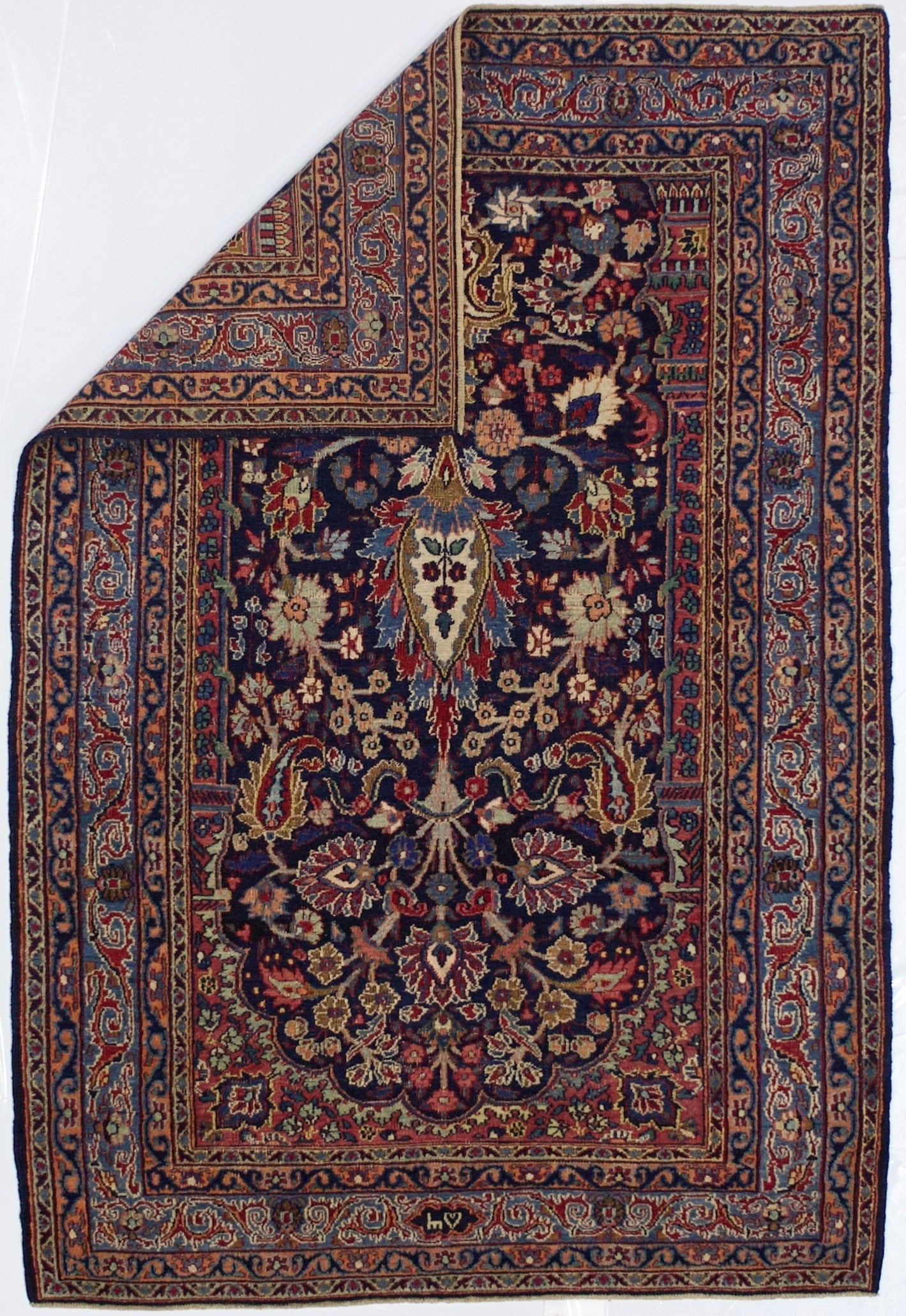 Fine Antique Khorasan Rug 4'0" x 6' 0"