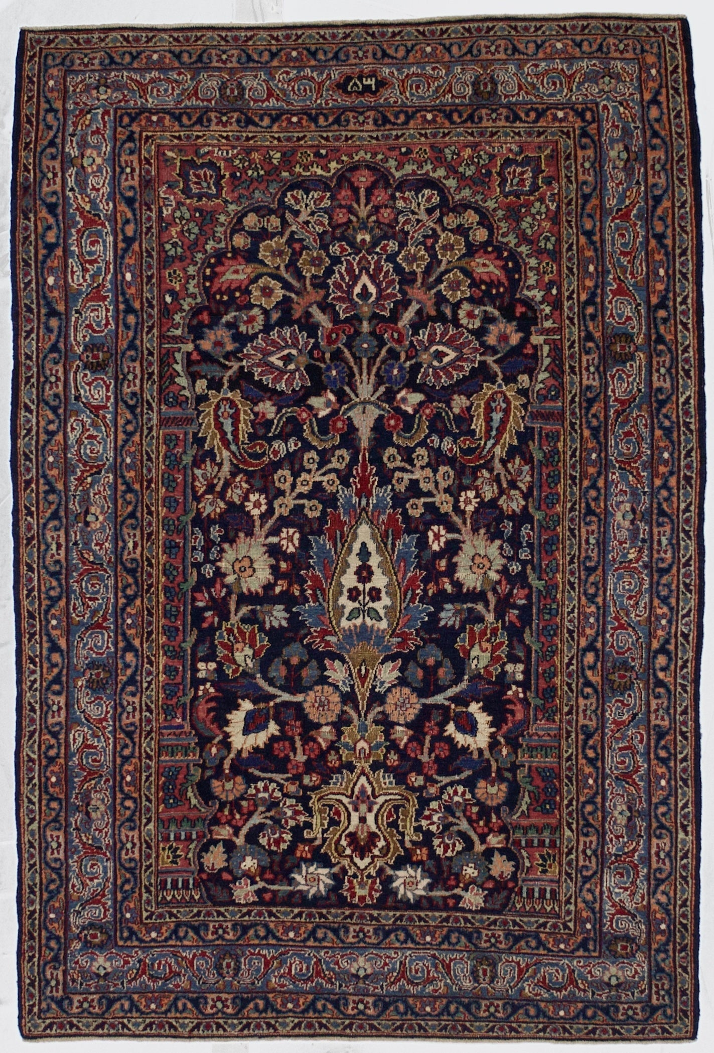 Fine Antique Khorasan Rug 4'0" x 6' 0"