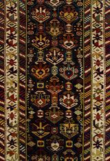 Antique Caucasian Kuba Rug 3' 1" x 5' 7"