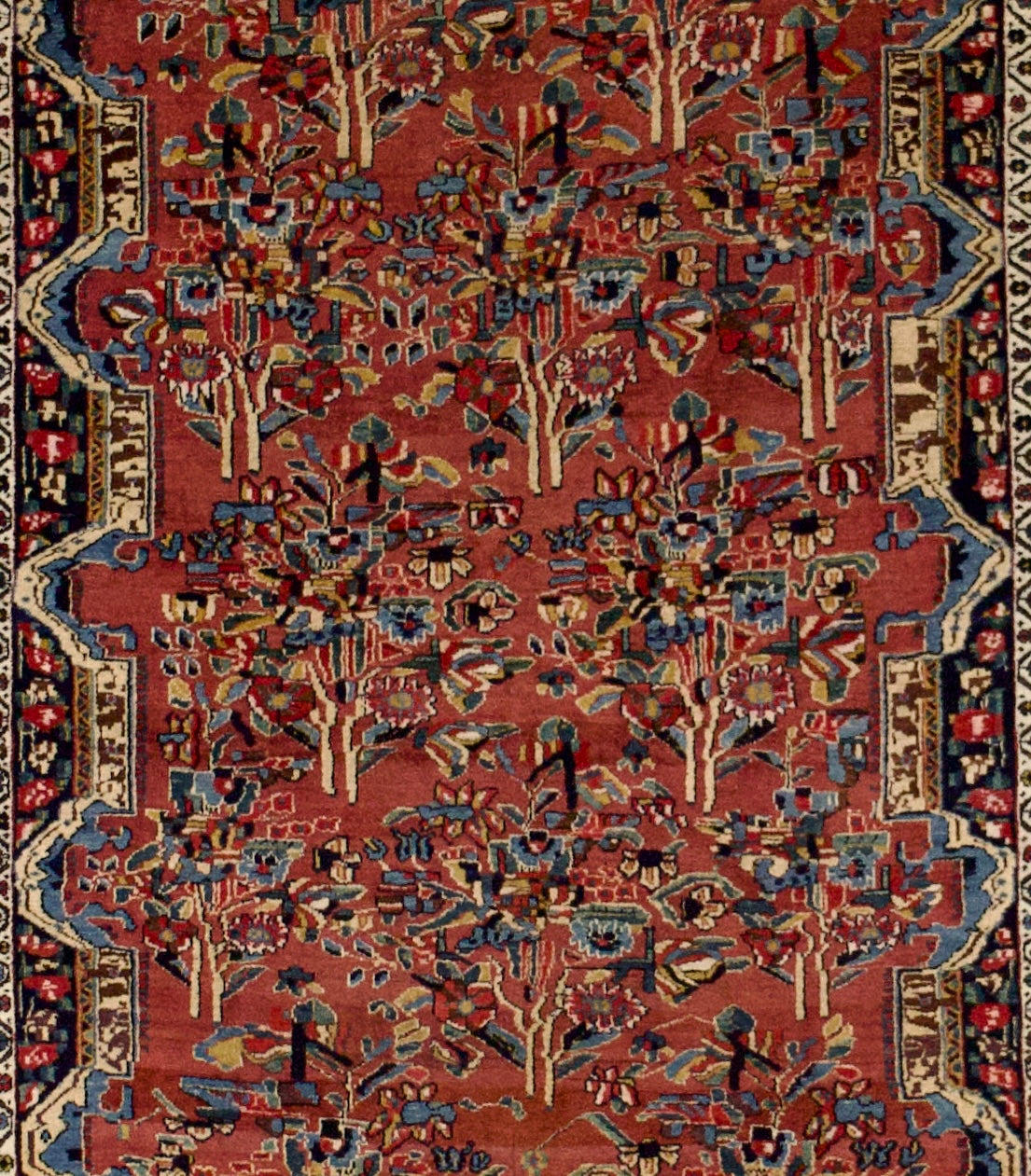 Antique Armenian Weave Rug 4'9" x 6' 10"