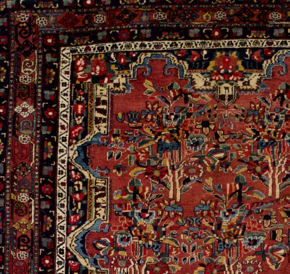 Antique Armenian Weave Rug 4'9" x 6' 10"