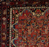 Antique Armenian Weave Rug 4'9" x 6' 10"