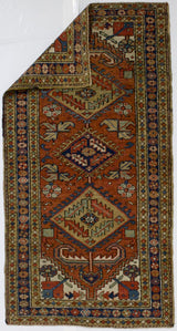 Antique  Heriz Rug 3'0" x 5' 10''