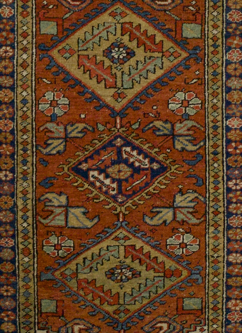 Antique  Heriz Rug 3'0" x 5' 10''