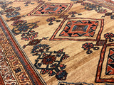 Antique Kurdish Bidjar Rug 4'1" x 5' 11"