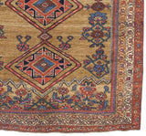 Antique Kurdish Bidjar Rug 4'1" x 5' 11"