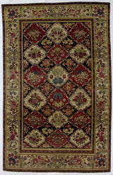 Antique Tehran Rug 4'6" x 7' 0"
