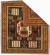 Antique Caucasian Karachov Kazak Rug 6' 4'' x 7' 0"