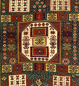 Antique Caucasian Karachov Kazak Rug 6' 4'' x 7' 0"