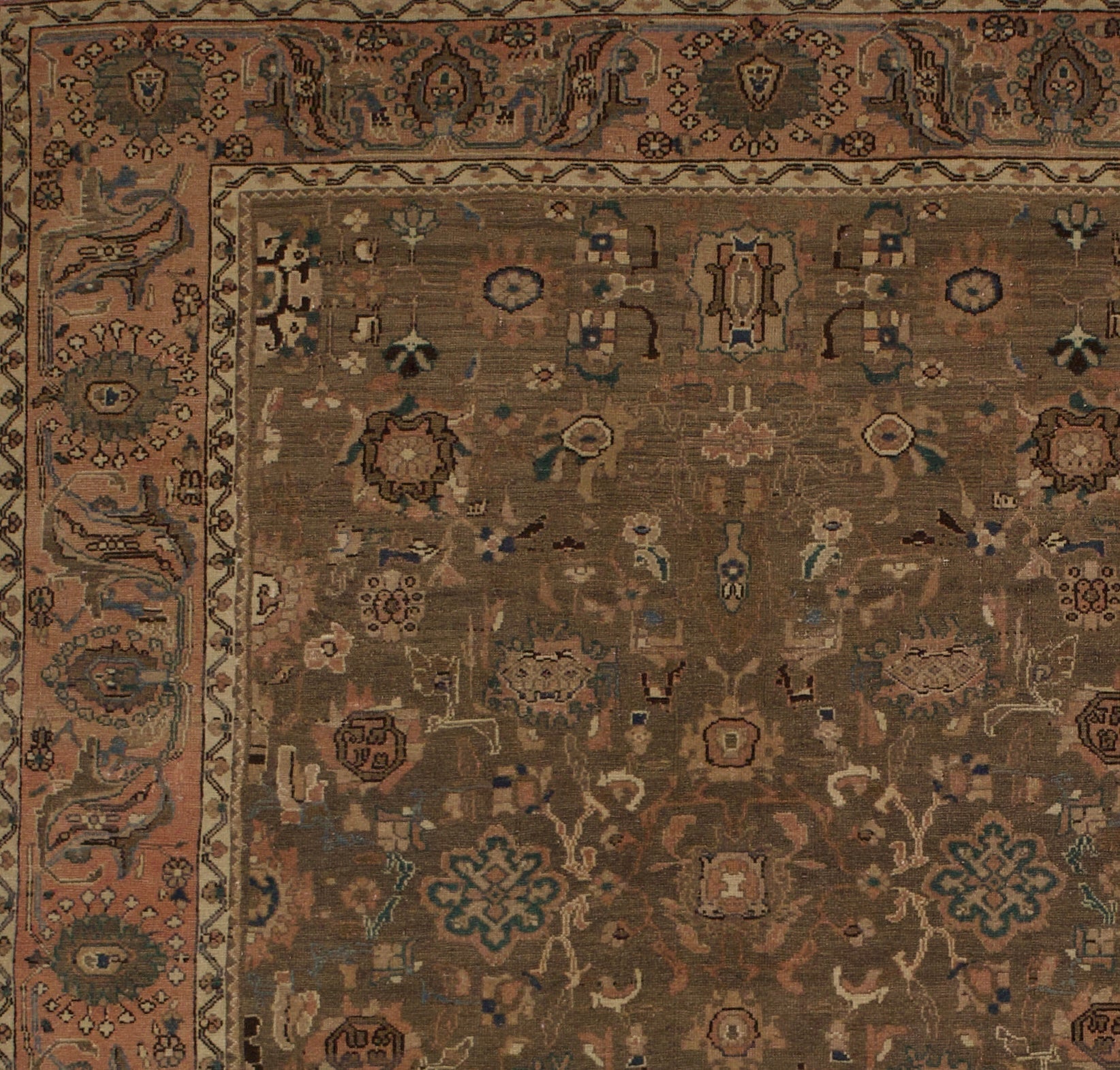 Vintage  Tehran Rug 6' 9" x 10' 4''