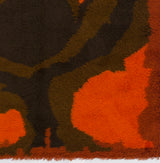 Fine Vintage European Wool Rug 4'8" x 6' 8"