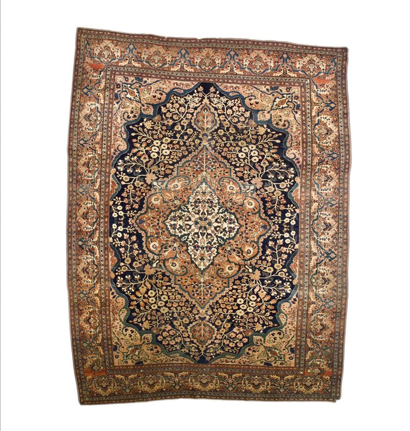 Antique Farahan Sarouk Rug 8' 7'' x 11' 1''