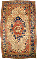 Antique Mohtasham Kashan Area Rug 10' 2'' x 17' 0"