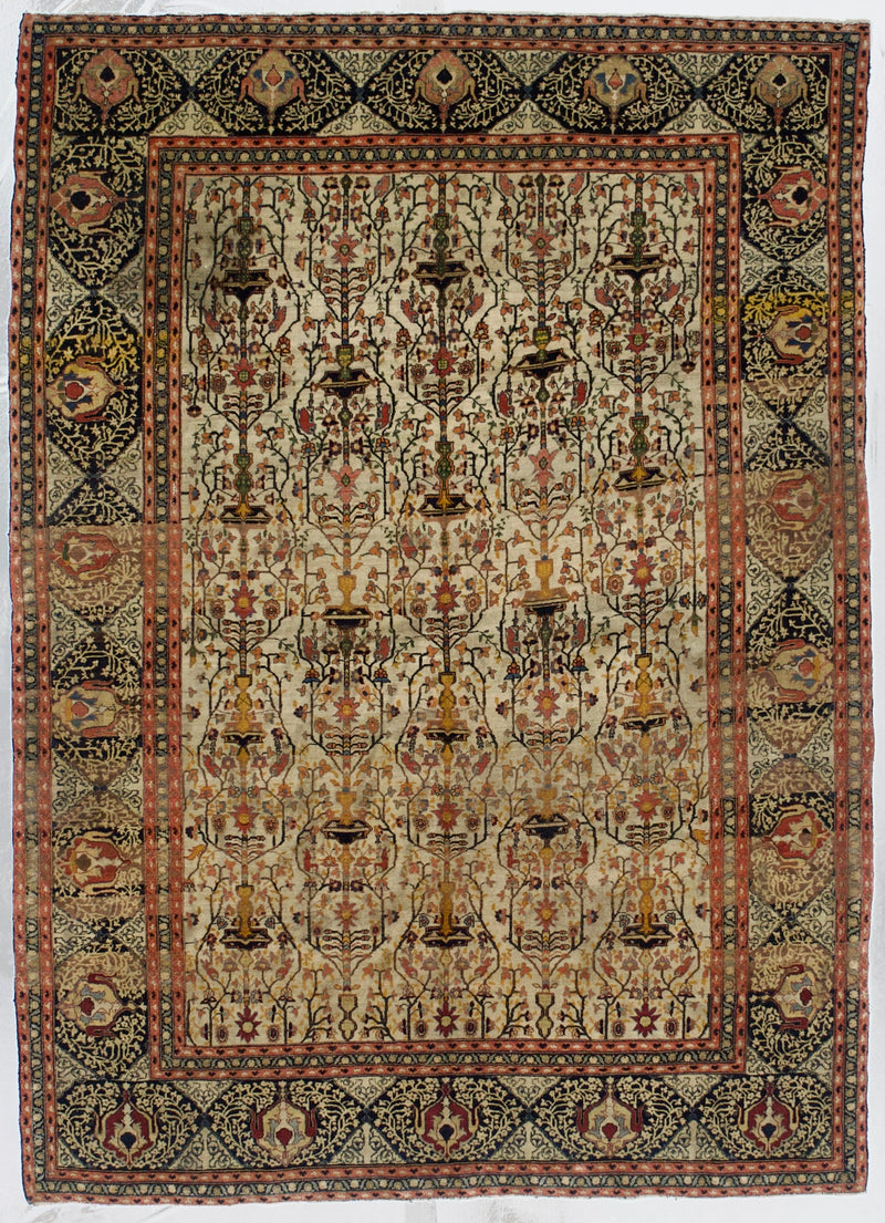 Fine Antique  Tabriz Rug 5'9