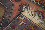 Vintage Turkish Tribal Rug 3' x 5'7''