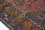 Vintage Turkish Tribal Rug 3' x 5'7''